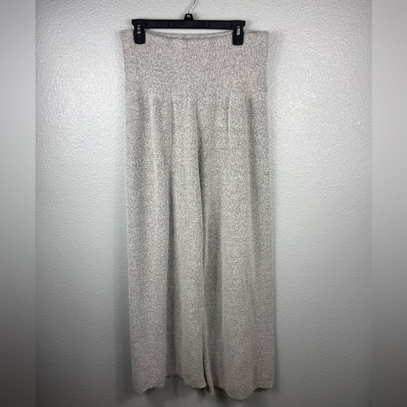 Gabrielle Union New York & Company Grey High Rise Sweater Wide Leg Lounge Pants - Picture 3 of 11